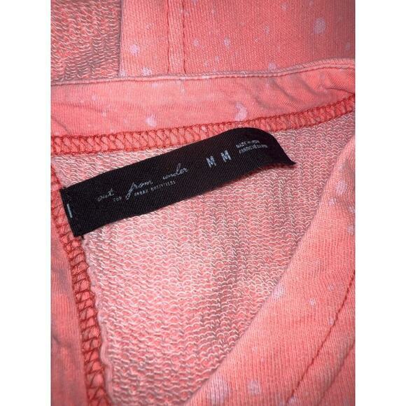 Out From Under Urban Outfitters Tina Terry Romper Dress in Neon Peach Size M - Picture 6 of 8